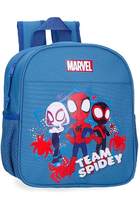 Trousse Scolaire Spiderman Double Compartiment - 21x6x8cm Noir Pour Enfants