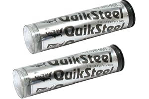 OKOIUM Cargo QuikSteel Reinforced Epoxy Resin Metal Weld Repair Kit - Pack of 2