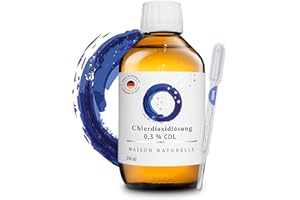 ‎MAISON NATURELLE MAISON NATURELLE ® CDL 0,3% (250 ml) - Chlordioxidlösung 0,3 - Braunglasflasche + HDPE Pipette - Reg-Nr. N-116787 - Chlordioxid, CDs, Cdl Tropfen, CDs Lösung 0 3 1000ml, MMS Tropfen
