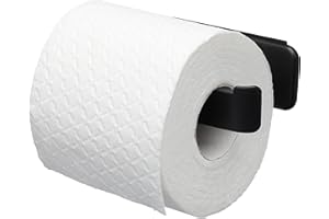 Tiger Tess, Portarotolo per carta igienica senza coperchio, Nero, 81x145x45mm