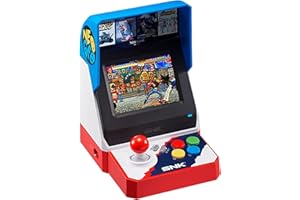 UNICO SNK Neo Geo Mini Arcade édition Asie, 40 Jeux Neo Geo sous Licence Officielle Préinstallés, Prise en Charge de la Sortie HDMI vers Grand écran