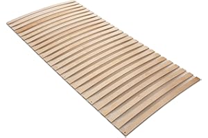 ‎BETTEN-ABC Madera Natura Federleisten Rollrost, extrem stabil, aus Birkenschichtholz auch für Wohnmobile, Größe: 100 x 200 cm