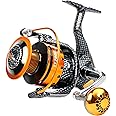 Burning Shark Fishing Reels- 12+1 BB, Light and Smooth Spinning Reels, Powerful Carbon Fiber Drag, Saltwater and Freshwater Fishing