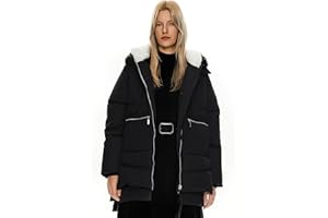 Orolay Abrigos de Plumón para Mujer Chaqueta Mujer Invierno Down Hooded Jacket