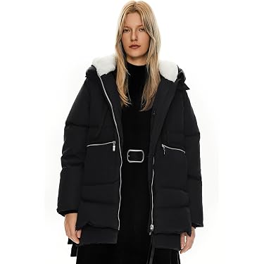 Generico Piumino 100 Grammi Donna Piumino Lungo Con Cappuccio Ripiegabile Piumini Elegante Giacca Ripiegabile Donna Giacconi Invernale Cappotto Piumini Ultraleggero Giacconi Per Le Vacanze Comodo - 9