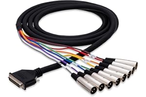 Hosa DTM803 - Cable de interfaz digital XLR3M (balanceado, macho, simétrico, 3 m)