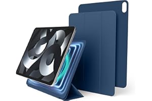 elago Etui na iPada Air 10,9 5., 4. generacji i iPada Pro 1. generacji 2018 – etui na iPada z magnetycznym mocowaniem do metalu, kompatybilne z Apple iPad Pencil i piórnikiem Elago, niebieskie