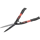 Meister Heckenschere - Extra lange Schneide - Wellenschliff & Antihaft-Beschichtung - Zum Zurückschneiden von Heckenpflanzen 