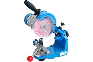 Güde Ostrzałka do piły łańcuchowej P 2300 A (230 W, 3000 1/min, regulowany kąt ostrzenia 2 x 35°, prowadnica łańcucha, oświetlenie, do wszystkich popularnych typów łańcuchów piły, 2 x tarcze