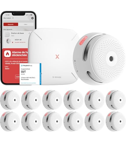 Support Magnétique DeleyCON Pour Détecteurs De Fumée - Installation Sans Perçage En 1 Minute