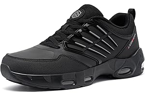 LARNMERN Zapatillas de Cocina Hombre Zapatos de Trabajo Hostelería Calzado Antideslizante sin Puntera