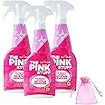 The Miracle Laundry Oxi Stain Remover Spray for Whites & Colours - Pack of 3 (500ml Each) with Organza Bag (Size: 9x7x0.1cm) - Perfect for Powerful Stain Removal and Laundry Care