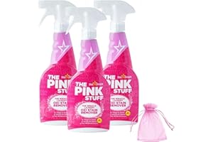 OGD COMMERCE The Miracle Laundry Oxi Stain Remover Spray for Whites & Colours - Pack of 3 (500ml Each) with Organza Bag (Size: 9x7x0.1cm) - Perfect for Powerful Stain Removal and Laundry Care