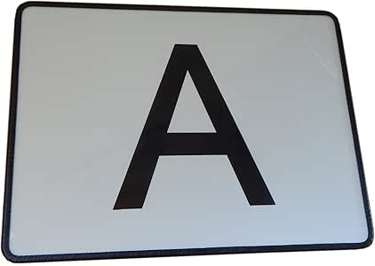 A-Tafel Abfallschild 400x300mm - Metall Nach §49 Abfallgesetz