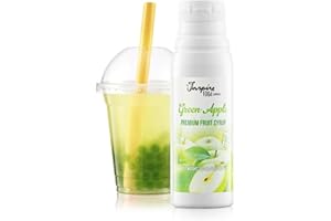 The Inspire Food Company | Sirope de Frutas para Bubble Tea - 300ml - Manzana verde - Sin colorantes artificiales - 100% Vegano y Sin Gluten