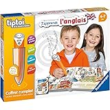 Ravensburger- tiptoi-Coffret Complet Lecteur interactif + Livre J'apprends l'anglais, 00057