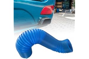 Dickly Tubo di Aspirazione dell'Aria per Auto,Tubo di Espansione Flessibile Universale da 50/63/76 MM,Tubo di Aspirazione Auto,Condotto di Aspirazione Aria del Motore Auto per Presa d'Aria Modificato