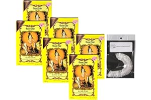 FENNY'S CREATIONS Pack of 6 Henne Color Henna Powder 100gm Auburn,Black,Brown,Chestnut Brown,Copper,Golden Blond and Mahogany Fenny's Creation (GOLDEN BLOND)