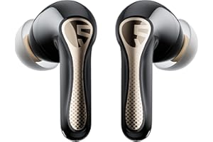 SoundPEATS Air5 Pro+ Auriculares Inalámbricos con Cancelación de Ruido, Unidad MEMS y Híbrida, Hi-Res Audio, LDAC y aptX Lossless, ANC adaptativo con IA, Llamadas con IA de 6 Mics, Multipunto, IPX5