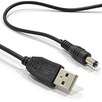 kenable USB to DC Power Cable - USB 2.0 for 2.1mm x 5.5mm 5v 2A 2000mA 1m [1 metres]