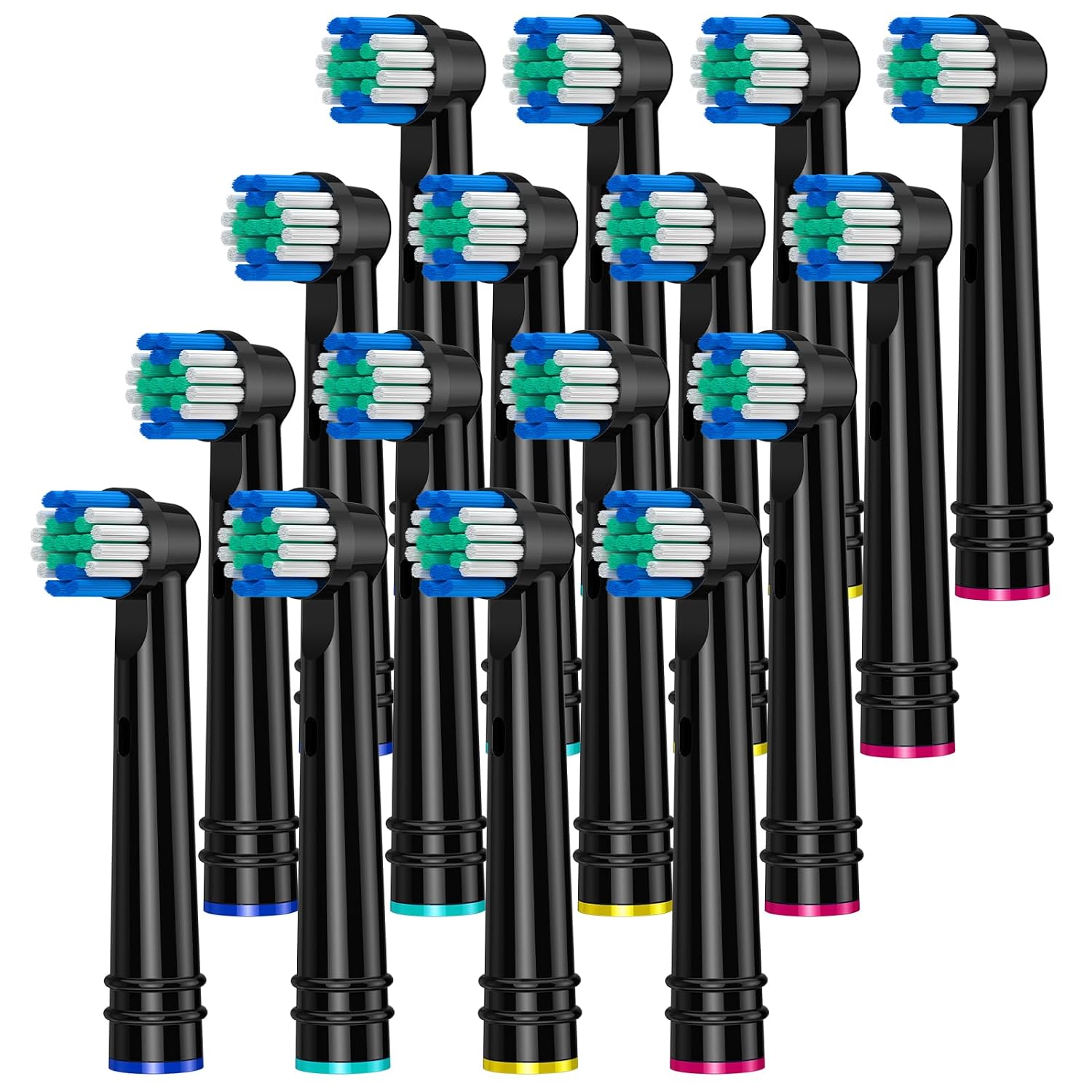 Vervangende borstelkop voor oral b, 16 verpakkingen elektrische tandenborstelkoppen voor Oral b Braun, EB17-P Precision Clean Brush Heads Fit for Pro, Vitality Smart Genius Series