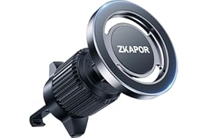 ZKAPOR Uchwyt Samochodowy do Telefonu Komórkowego MagSafe Uchwyt Samochodowy [20 x magnes N52] uniwersalny uchwyt do telefonu komórkowego do Phone 15 14 13 12 Pro Max etui Magsafe inny smartfon