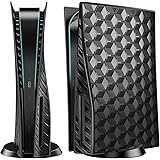 Mooroer Cover PS5 Frontalino Piastra di Ricambio per PS5 Disc Edition,PS5 Replacement Plates Piastra Laterale Rigida Custodia