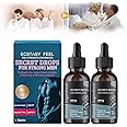 Secret Drops for Strong Men, PleasurePeak Oral Drops, Hormones Drops, Enhancing Sensitivity and Pleasur Boost Energy Levels, Secret Happy Drops for Men (2Pcs)