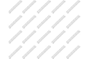 PATIKIL Kompressionsfjäder 0,3 mm diameter x 3 mm OD x 20 mm L, 20 st 304 rostfritt stål mekanisk förlängning små fjädrar pen