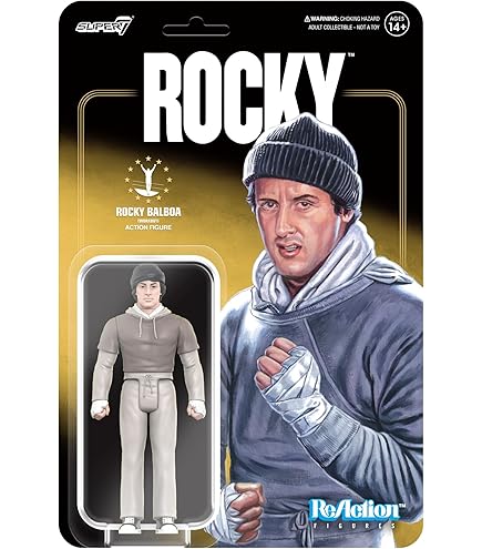 Super7 Rocky Balboa (boksen) - 9,5 cm Rocky Action Figure