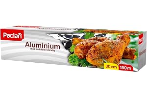 Paclan aluminiumfolie 150 m x 30 cm, tjock, 150 meter