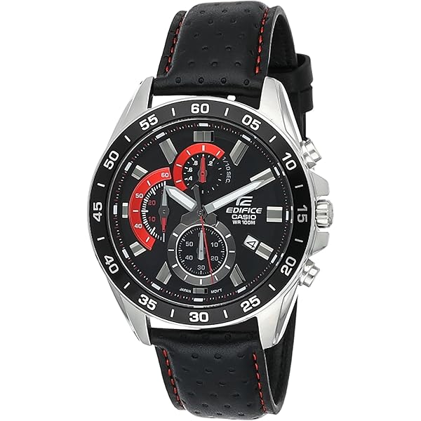 Casio Edifice EFV-600D-4AVUDF Analog Red Dial Men's Wrist Watch
