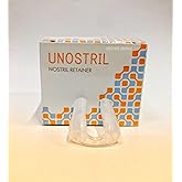 Unostril Nostril Retainer Nostril Shaper (NO 7) Silicone Transparent Adult