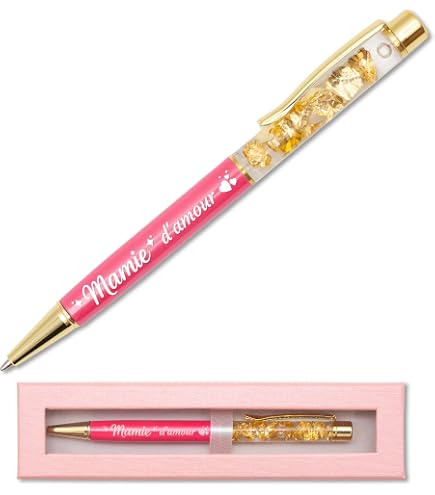 Stylo En Bois Gravé 'Maman Je T'aime' Avec Pochette – Cadeau Touchant Fête Des Mères, Anniversaire