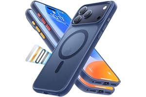 TORRAS for iPhone 17 Pro Case with MagSafe, 12FT Military Grade Shockproof, Durable & Sturdy & Velvety Touch, Magnetic Protective case for iphone 17 pro cover, Blue