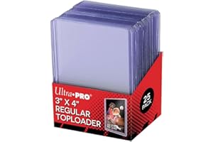 Ultra Pro - Protèges Cartes - Toploader Transparent Regular Ultra Clear 3"x4" Par 25