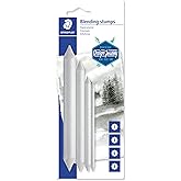 STAEDTLER Paper Blends - Set of 4, Sizes 1, 4, 6, 8 | Sharpenable Blending Blends for Charcoal, Pencil, Chalk &amp; Pastel &ndash; Soft