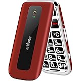 artfone Telefono Cellulare per Anziani, Flip Cellulare Anziani con Tasti Grandi, SOS, Funzione MMS, 2.4" Display, 2G GSM, Sup