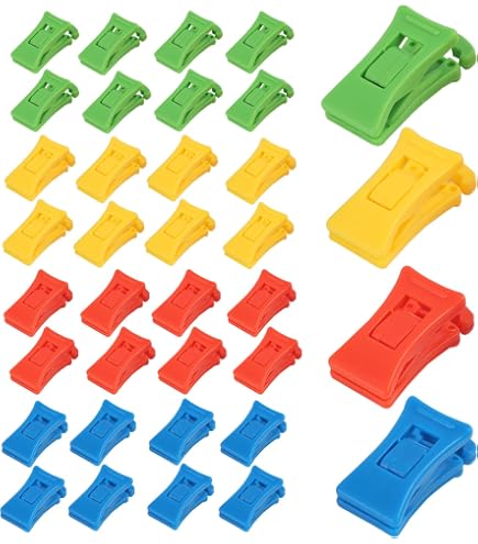 28 Pcs Pinces à Chaussettes pour Machine à Laver et sèche Linge Maintien Optimal Grâce aux Clips pour Chaussettes Vous n'aurez Plus jamais Trier Vos