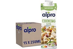 Alpro - Crème Végétale - Soja Pour Cuisiner - 250mL - Lot de 15x250mL