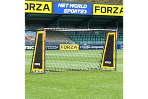 FORZA Steel42 Goal Rebounder Net Kit – Football Training Aid with Durable Double-Sided Net & Side Sheets for Solo Practice & Team Drills