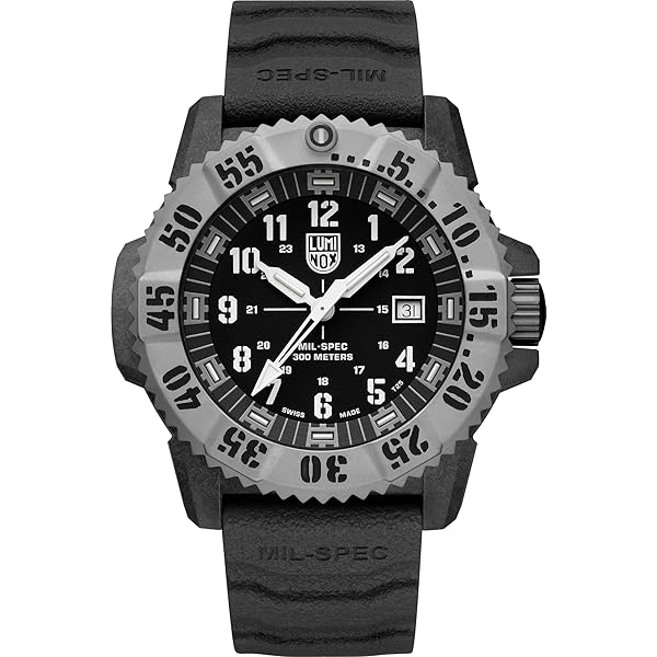 Luminox XB.3735 Orologio Uomo Al Quarzo Svizzero - Cinturino In Gomma Verde, Cassa Acciaio 43mm, 20 Bar