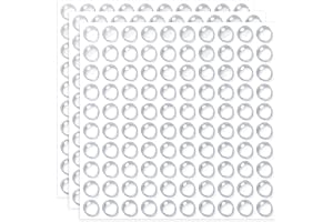 300 stycken gummibuffertar självhäftande, 8 x 2 mm elastisk buffert