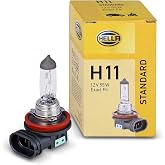 Hella Ampul H11 Halojen Pgj19-2 12V Tek Telli Far Ve Sis Mercedes Bmw Citroen Honda Opel Vw 8GH 008 358-121 - 8GH 008 358-121