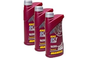 MANNOL_BUNDLE 3X MANNOL MN8202-1 8202 DCT Fluid Doppelkupplungs-Getriebeöl 1L