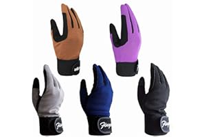 FINGER TEN Gants Cheval Equitation Enfants Quotidien ÉQuestre Fille/Garçon Paire De Valeur, Prise en Confortable Riders Trend Durable Et Respirante Filles Poney Jeunes ExtÉRieur Mitts