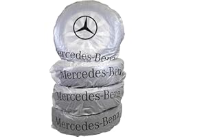 Mercedes-Benz Worki na opony, 4 sztuki, ochrona opon, wytrzymałe, z możliwością opisania, ekologiczne, do 50 cm