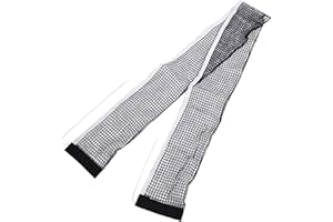 AYNEFY Filet de Tennis de Table Rétractable/Set de Remplacement, Filet de Ping Pong Noir, 180 * 14cm, Ping-Pong Filet Portablepour Utiliser pour Intérieur/Extérieur