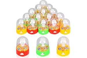 Ulikey Mini Basketball de Table Jeux de Tir de Bureau Finger Basketball Jeu de Table de Basket en Plastique Jouets de Fête Idéal pour Les Enfants - Couleur Aléatoire (Couleur Aléatoire)