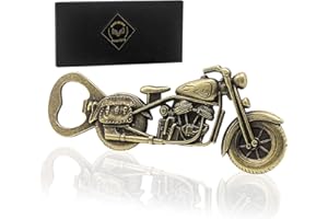 Hakiwina Flaschenöffner Geschenke für Männer Vintage Bieröffner Motorrad Lustig Geschenke für Vater Ehemann Opa Freund Geburtstag Vatertag Valentinstag